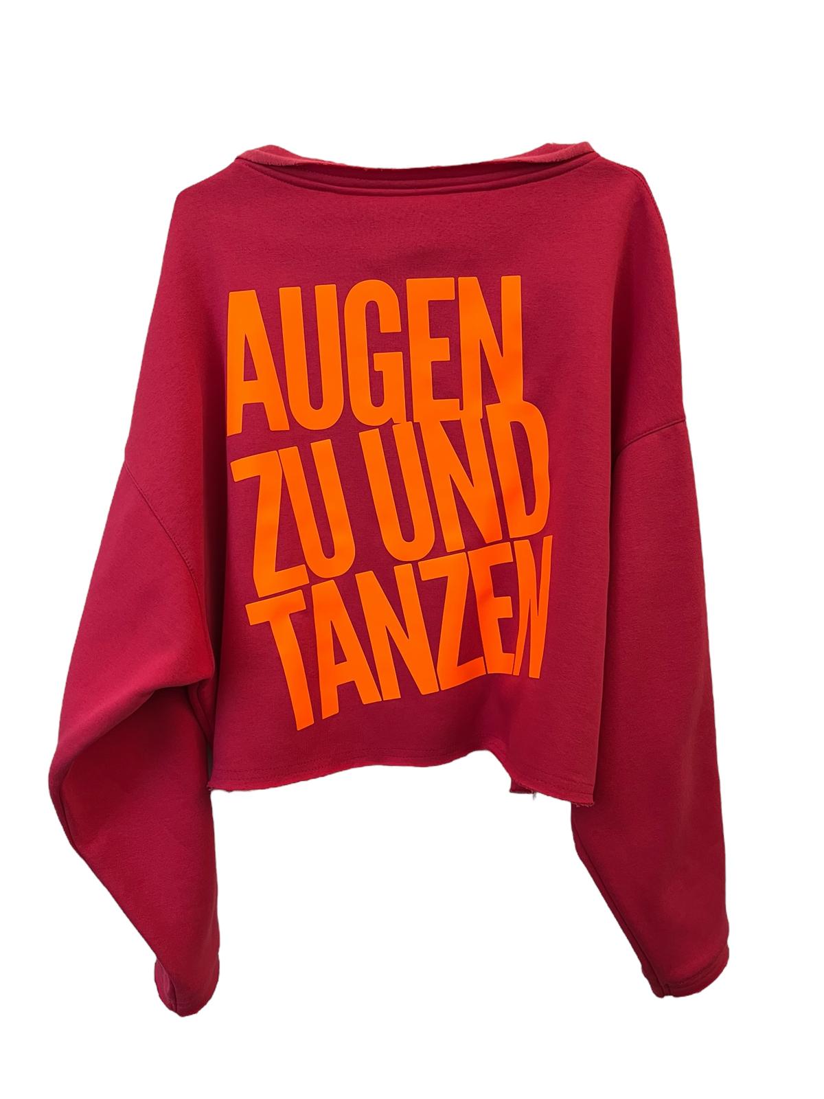 Cropped Sweater AUGEN ZU UND TANZEN