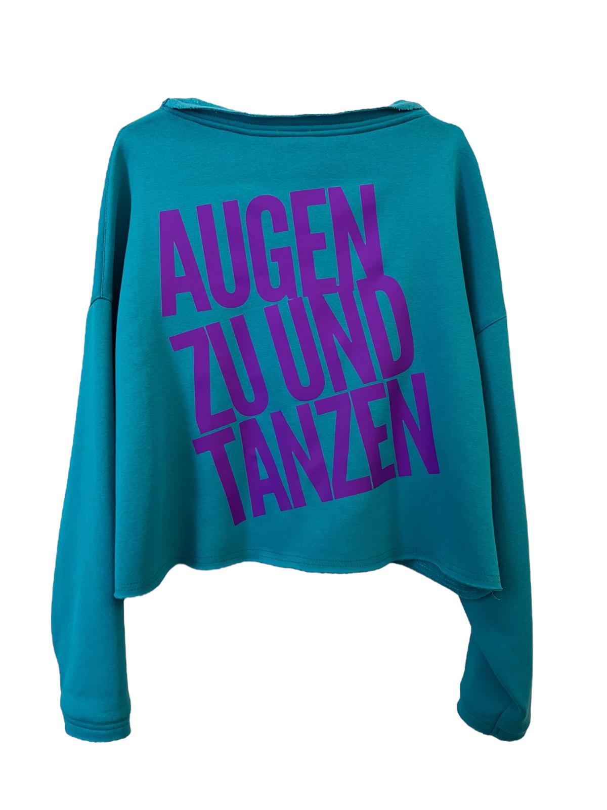 Cropped Sweater AUGEN ZU UND TANZEN
