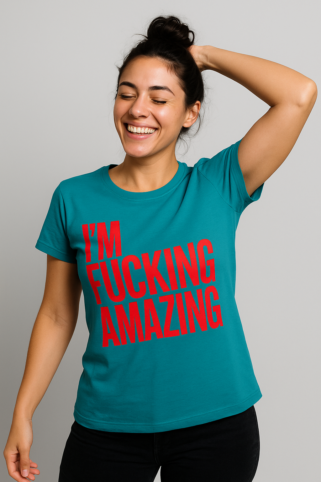 T-Shirt I`M FUCKING AMAZING