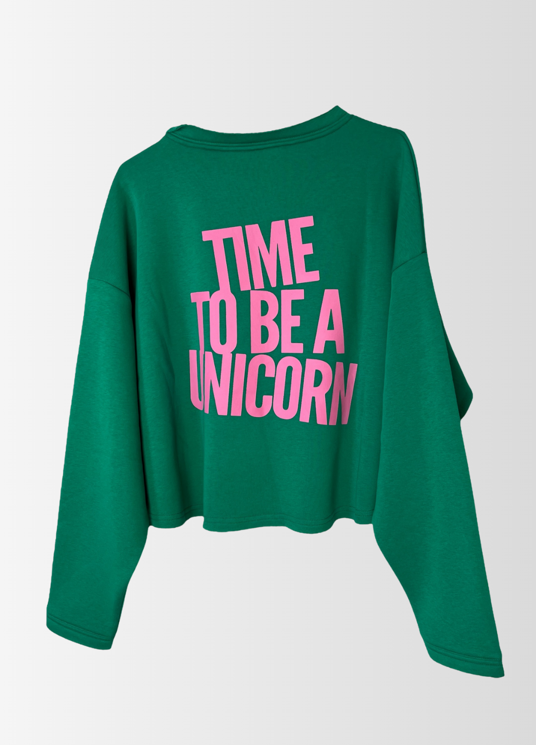 Cropped Sweater TIME TO BE A UNICORN