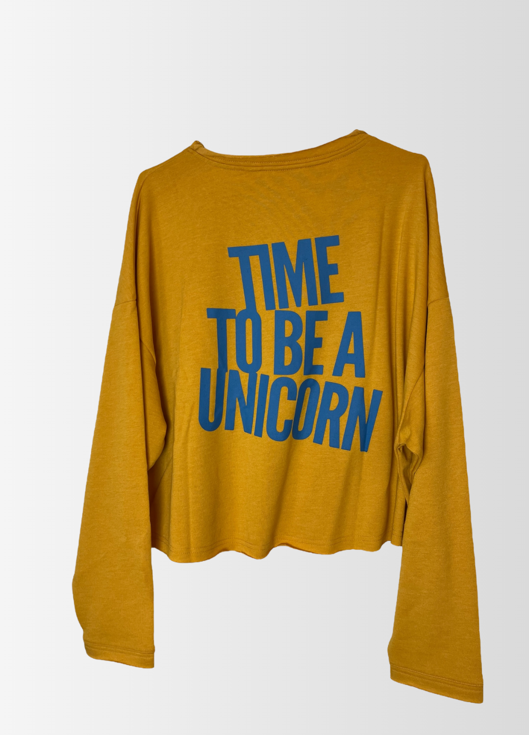 Cropped Sweater TIME TO BE A UNICORN