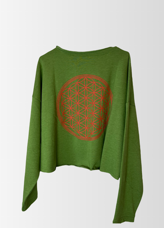 Cropped Sweater DIE BLUME DES LEBENS