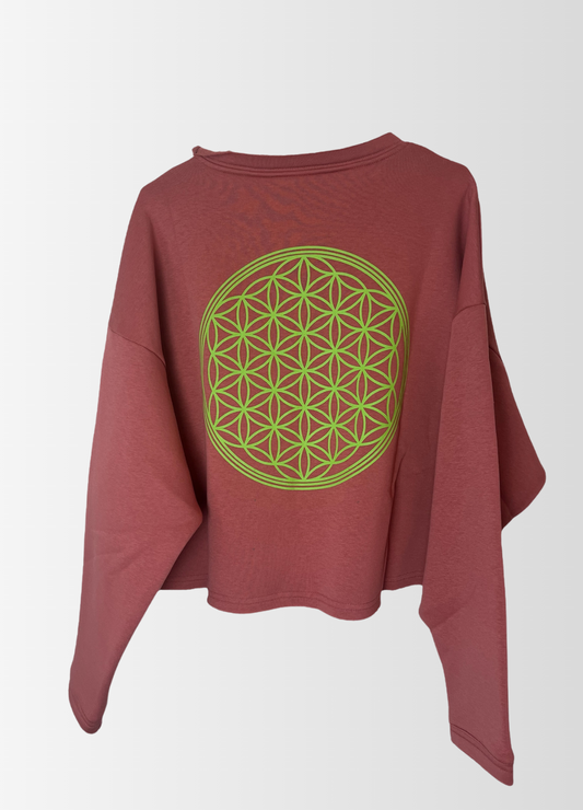 Cropped Sweater DIE BLUME DES LEBENS