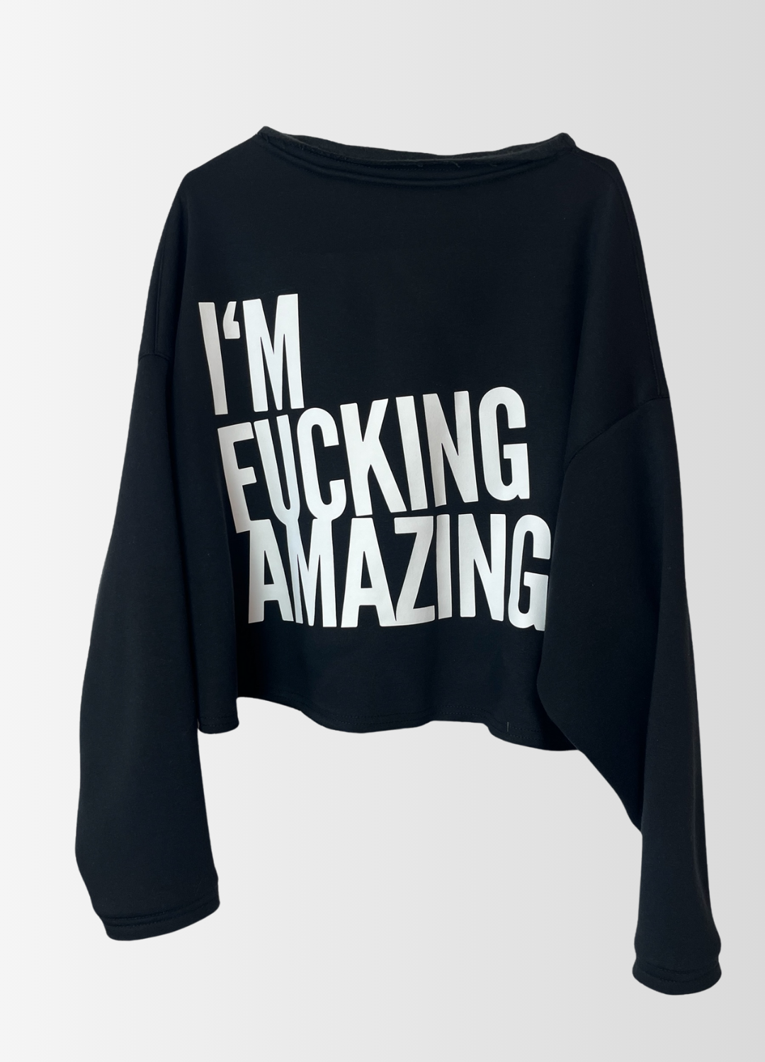 Cropped Sweater I´M FUCKING AMAZING