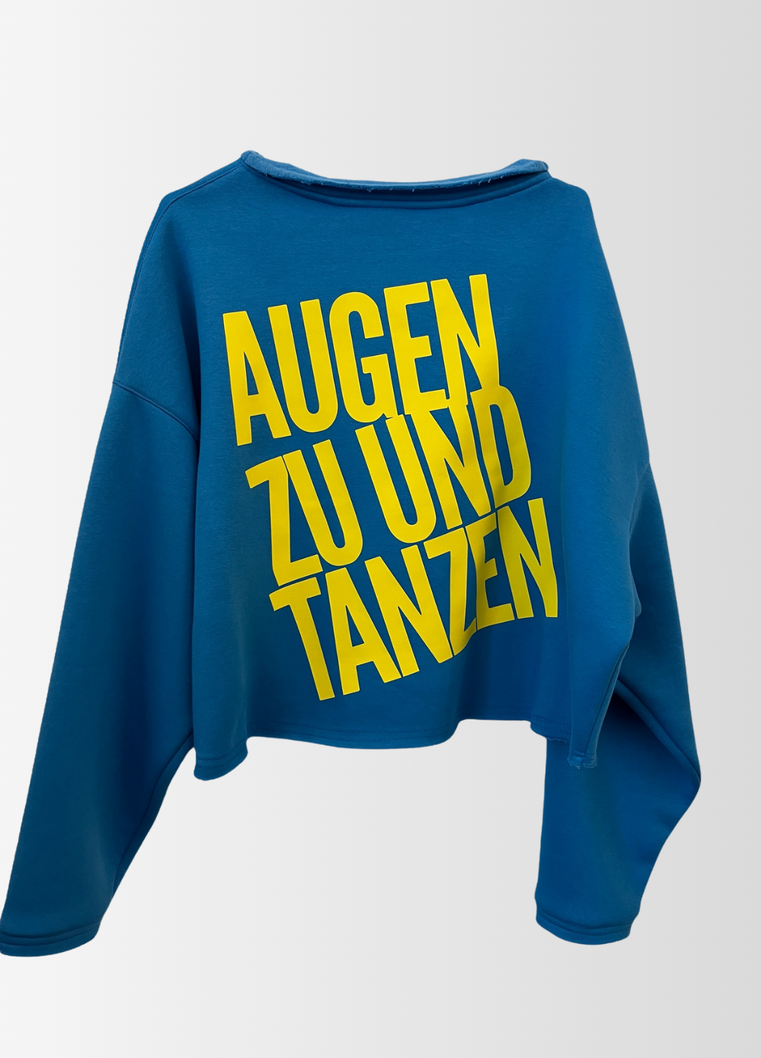 Cropped Sweater AUGEN ZU UND TANZEN