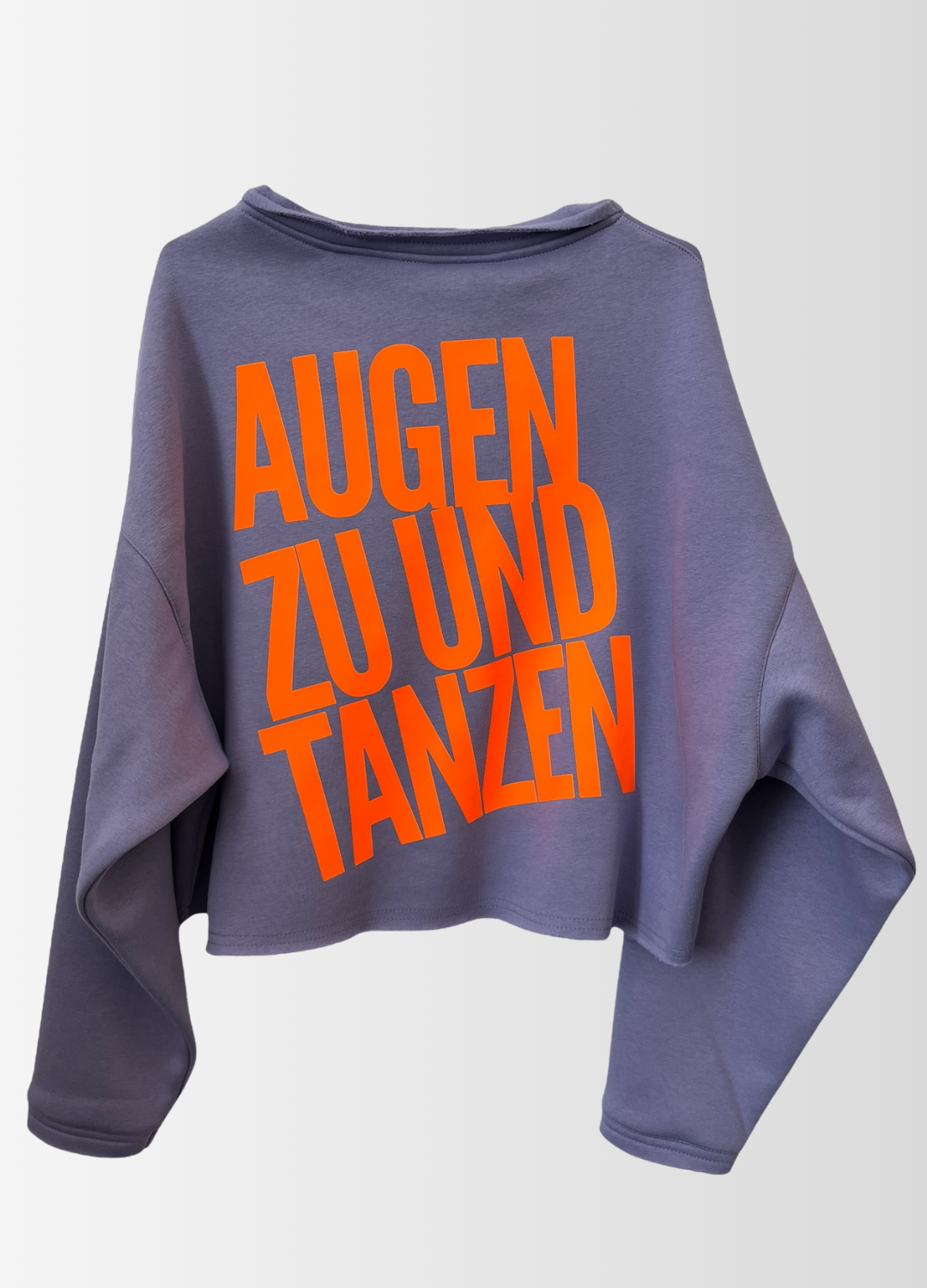 Cropped Sweater AUGEN ZU UND TANZEN