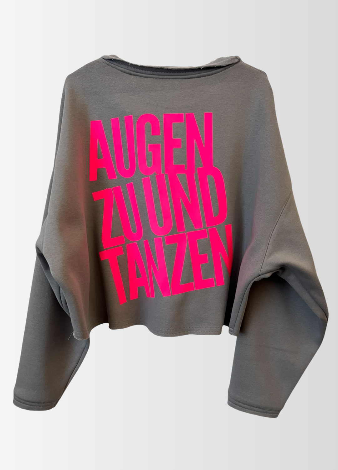 Cropped Sweater AUGEN ZU UND TANZEN