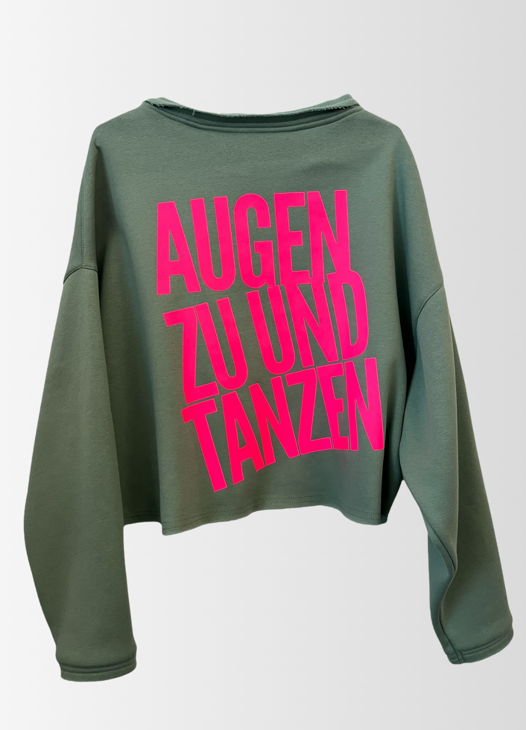 Cropped Sweater AUGEN ZU UND TANZEN