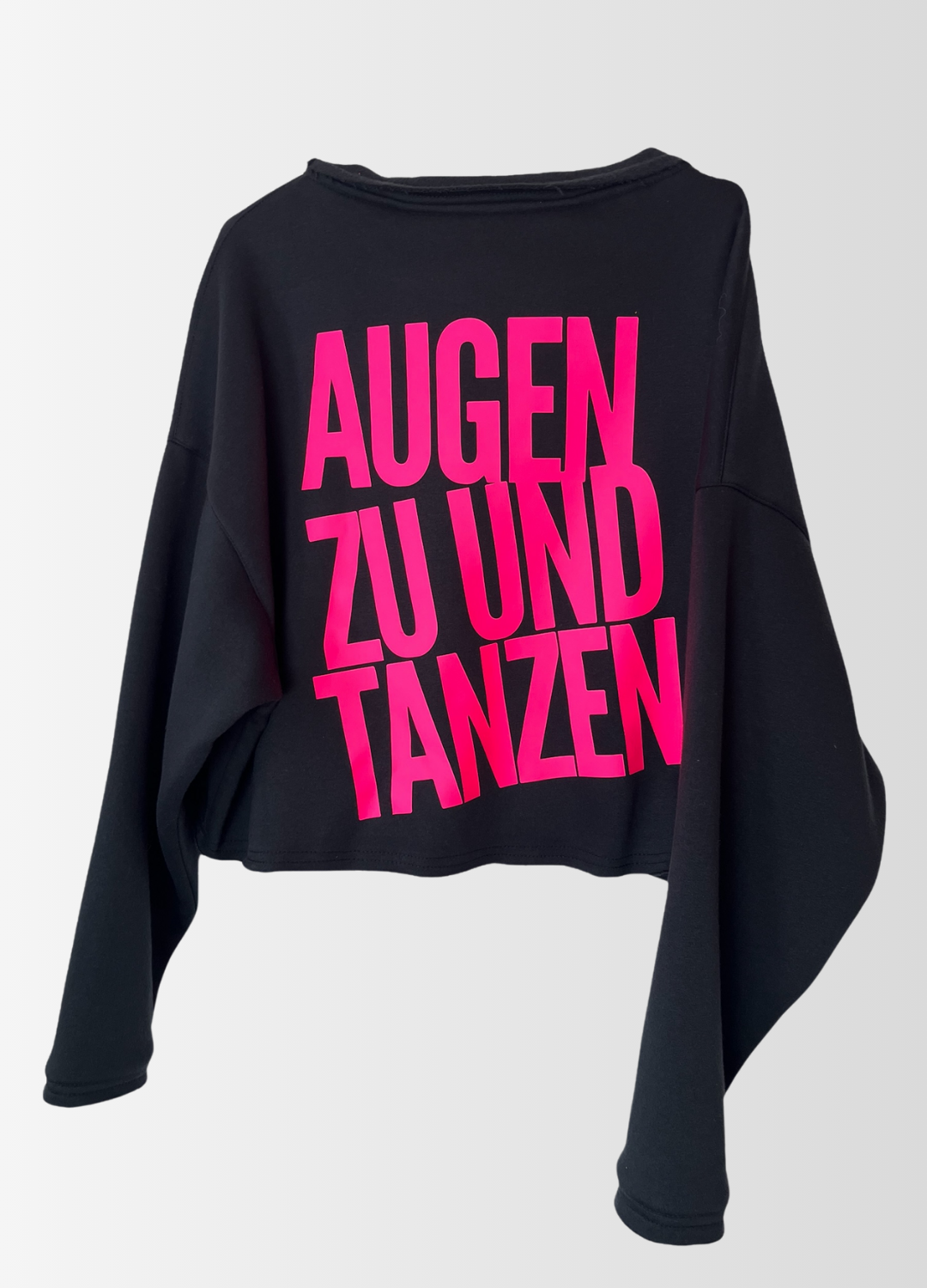 Cropped Sweater AUGEN ZU UND TANZEN