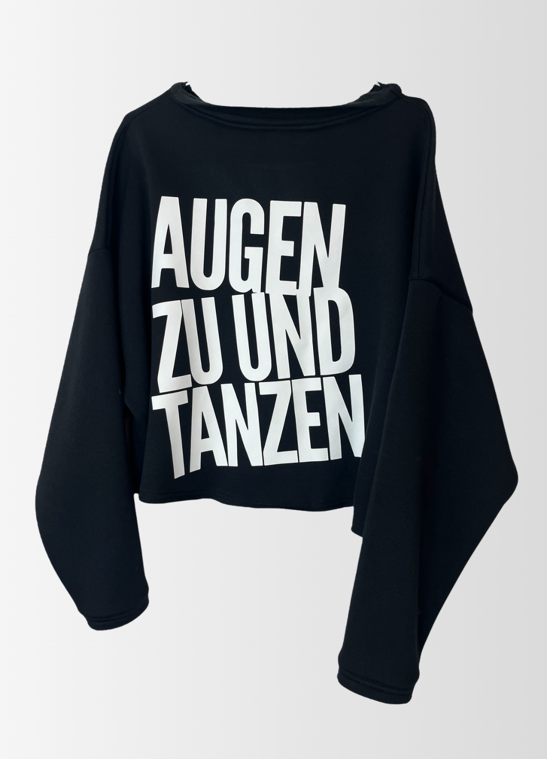 Cropped Sweater AUGEN ZU UND TANZEN