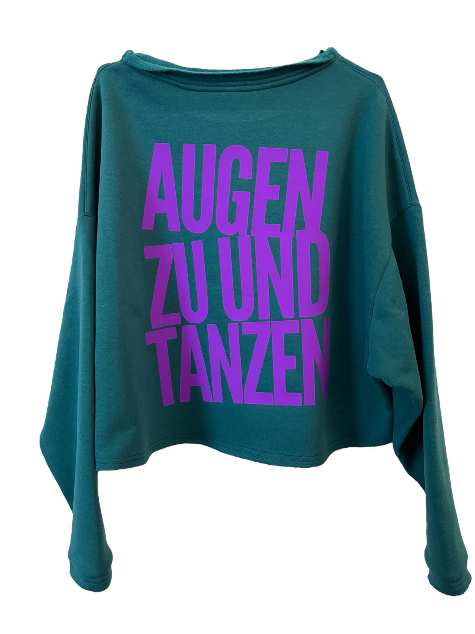 Cropped Sweater AUGEN ZU UND TANZEN