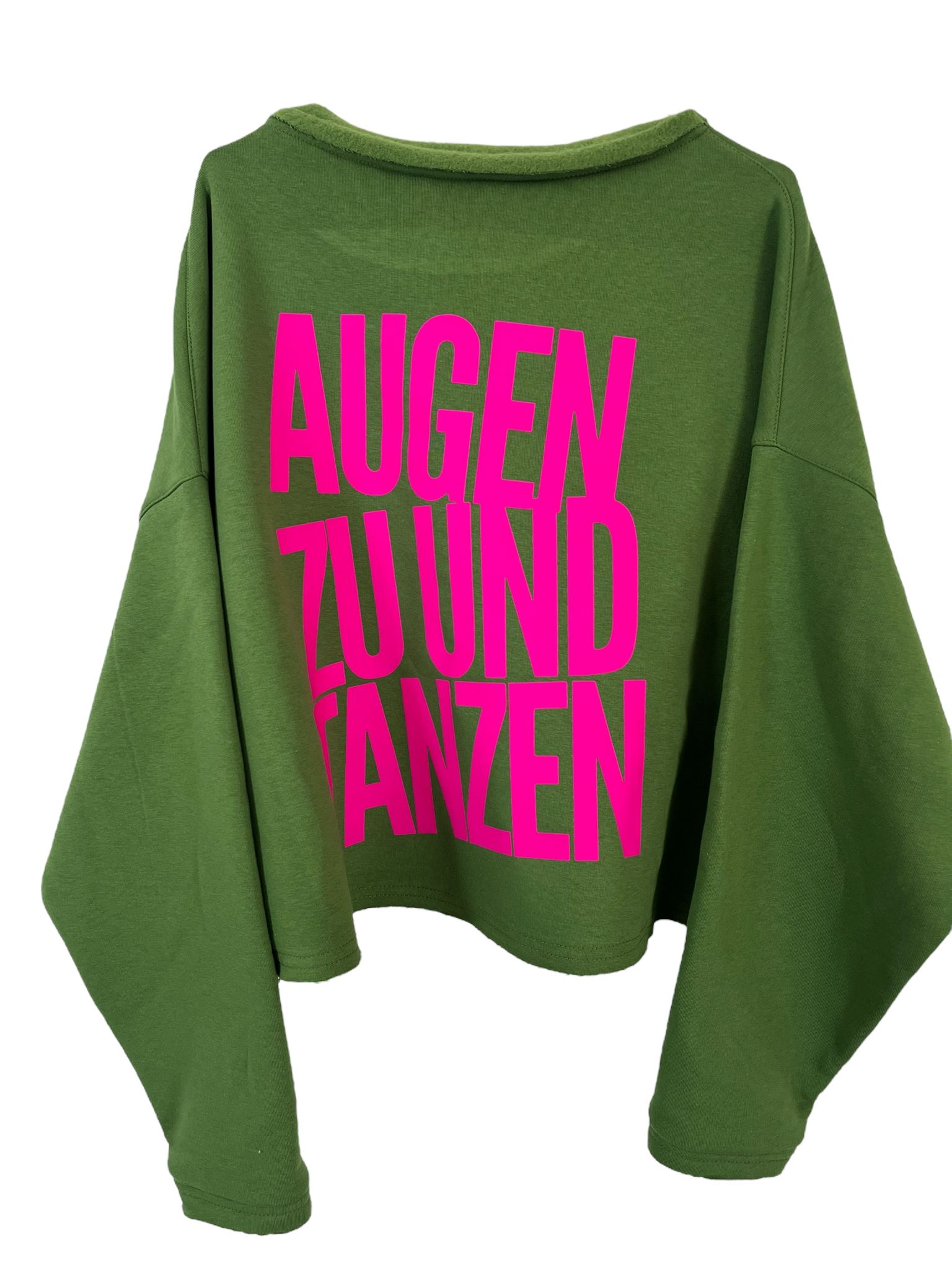 Cropped Sweater AUGEN ZU UND TANZEN