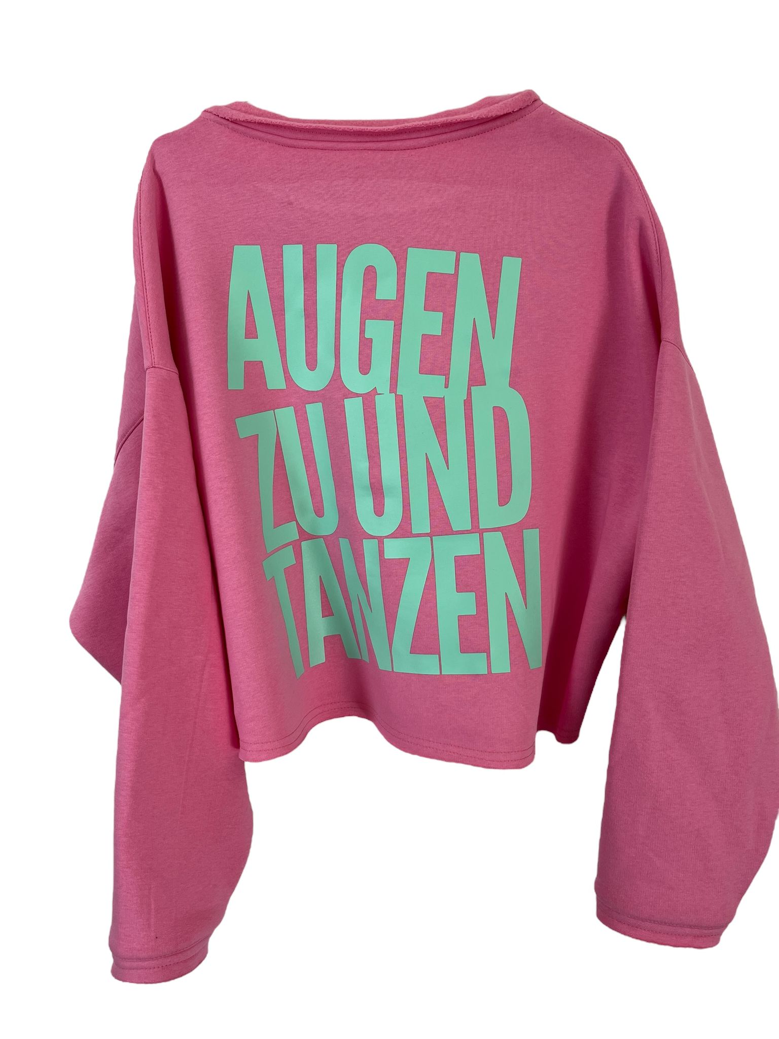 Cropped Sweater AUGEN ZU UND TANZEN