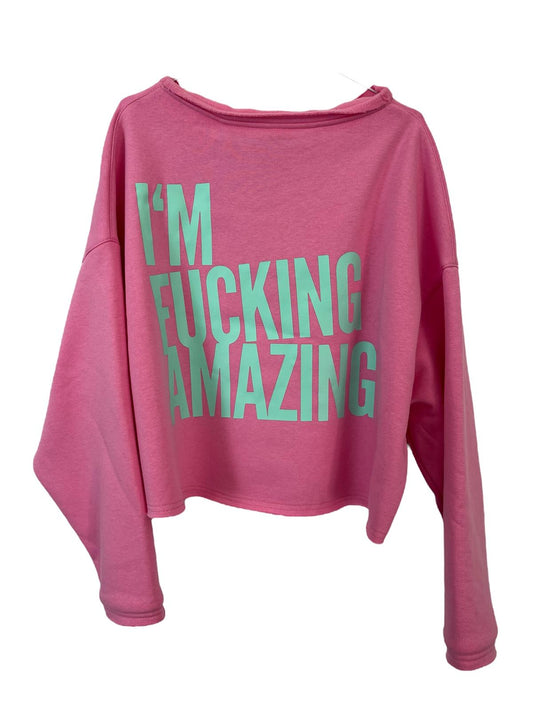 Cropped Sweater I´M FUCKING AMAZING