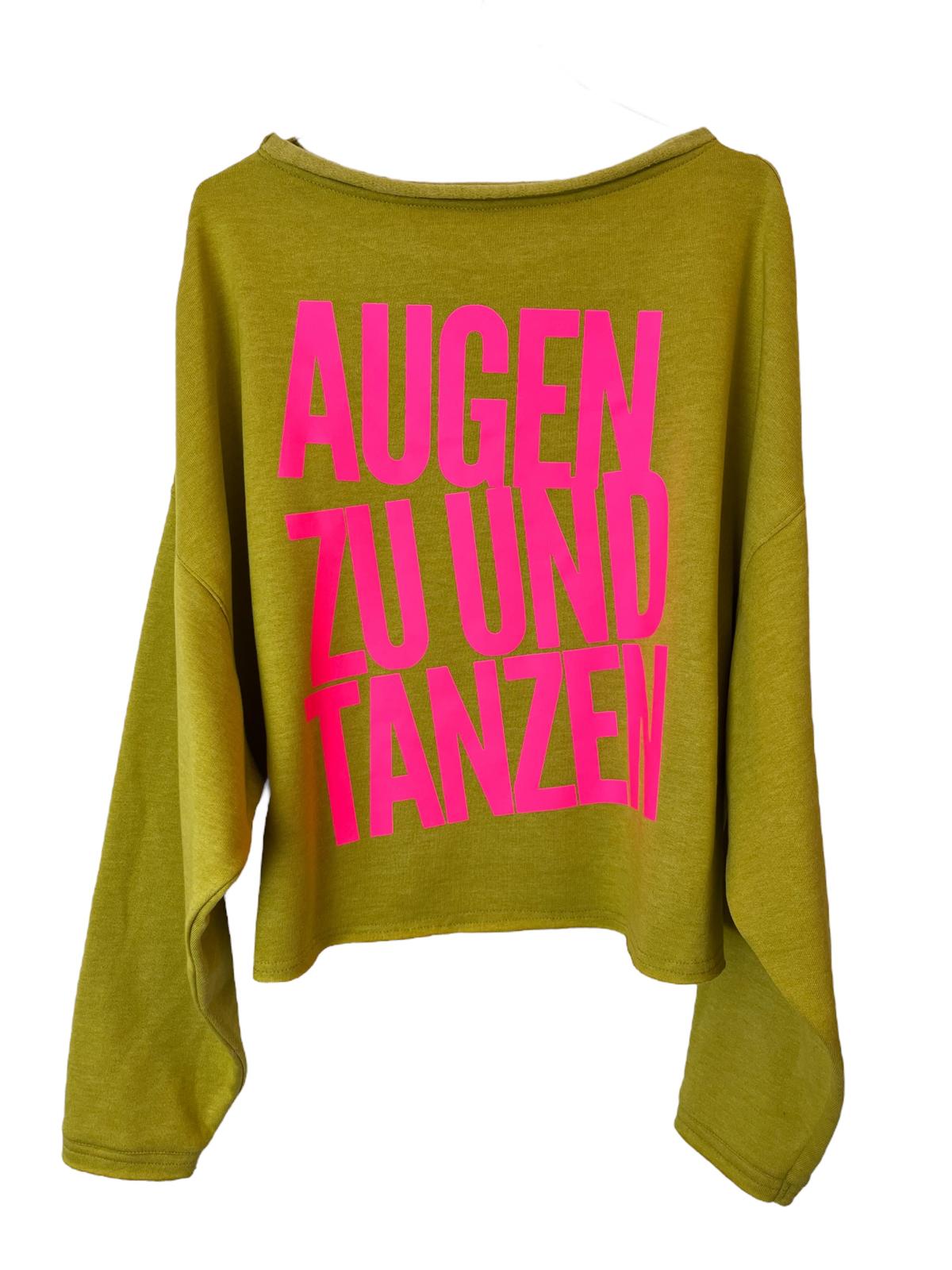 Cropped Sweater AUGEN ZU UND TANZEN