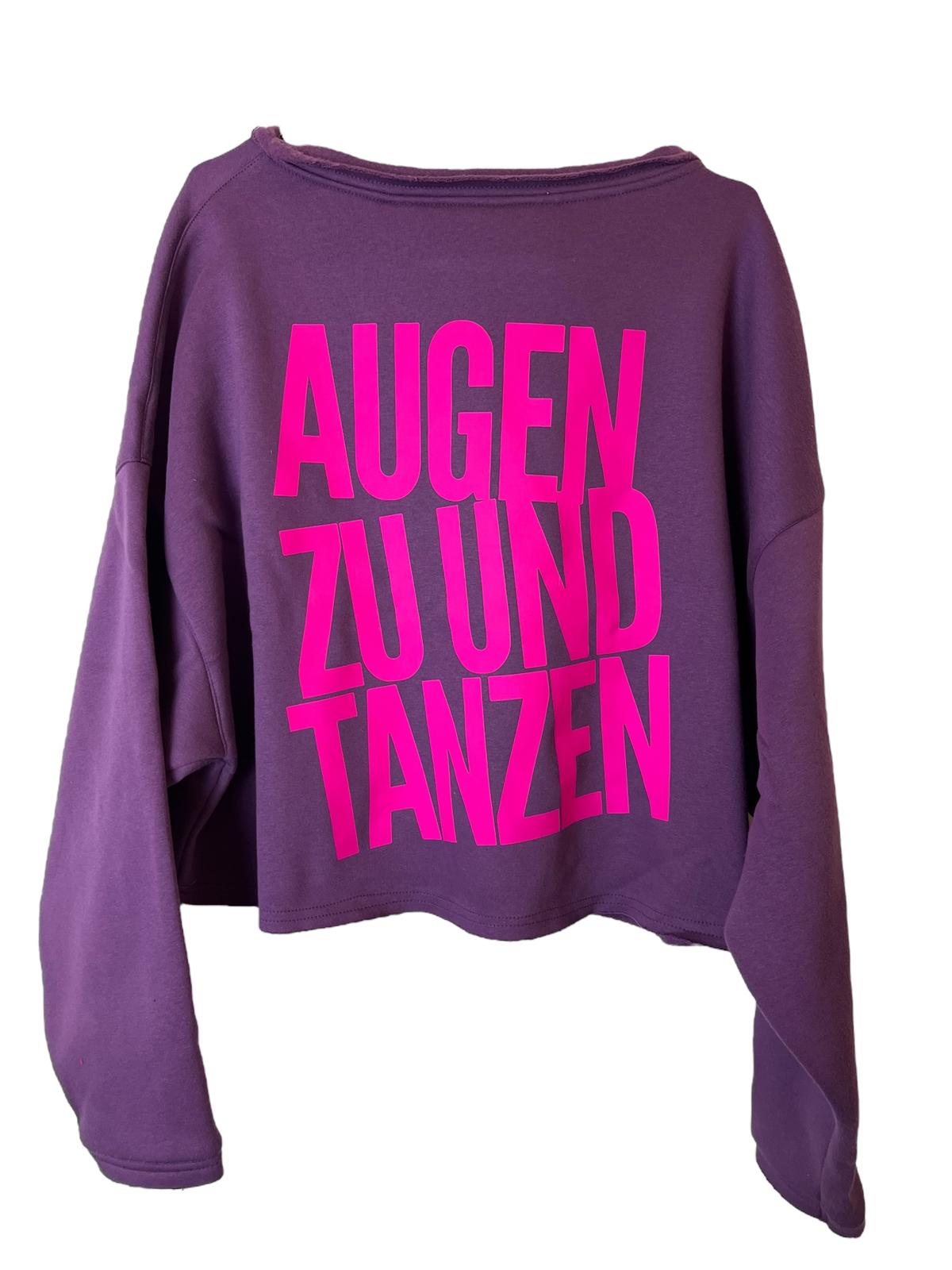 Cropped Sweater AUGEN ZU UND TANZEN