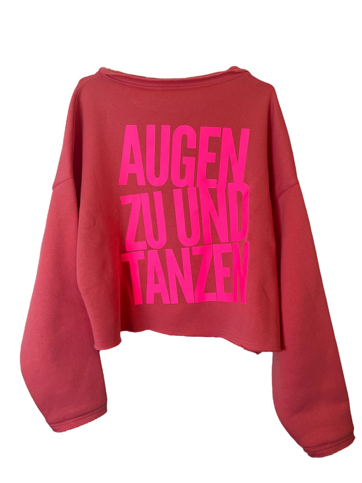 Cropped Sweater AUGEN ZU UND TANZEN