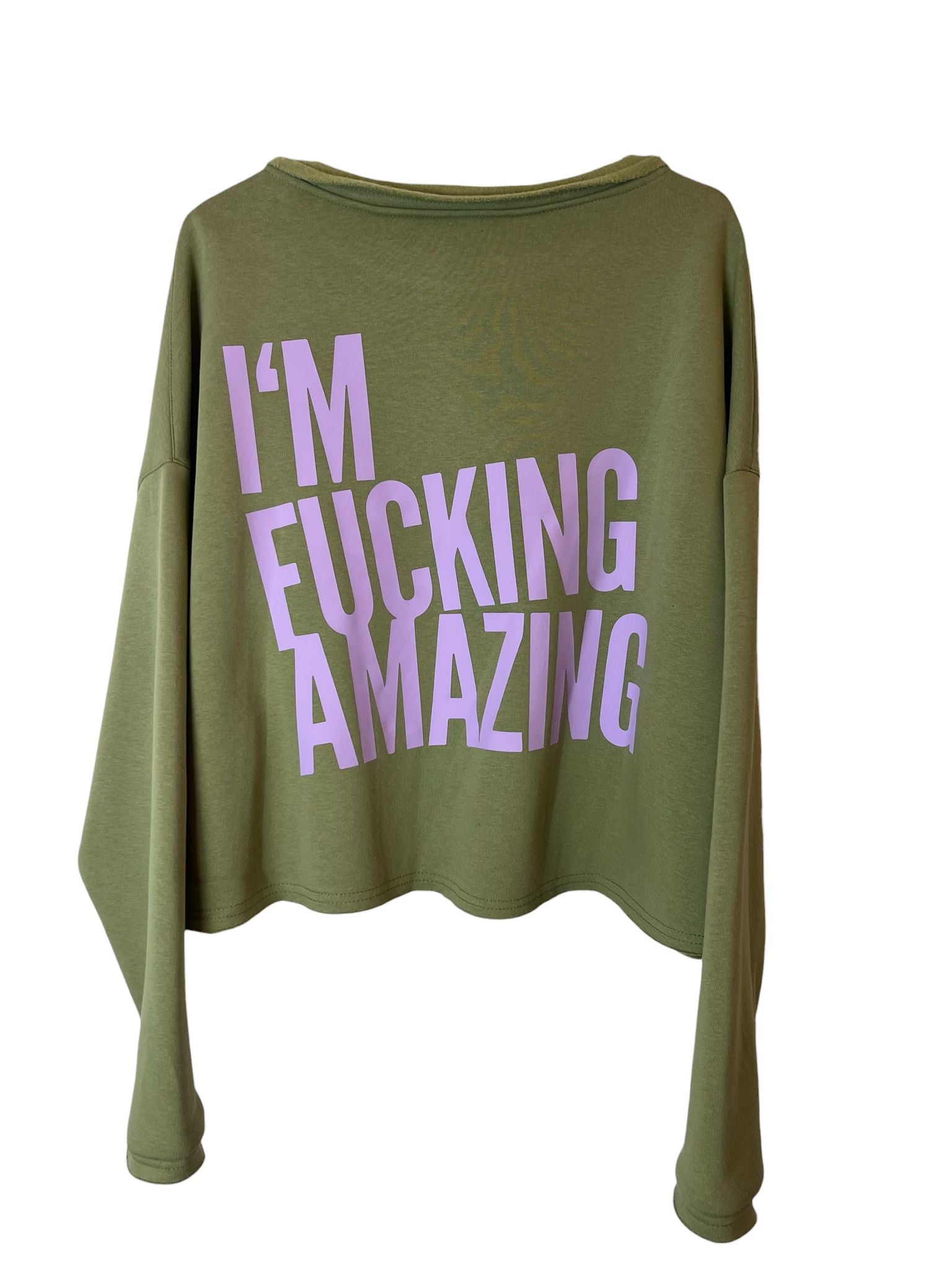 Cropped Sweater I´M FUCKING AMAZING