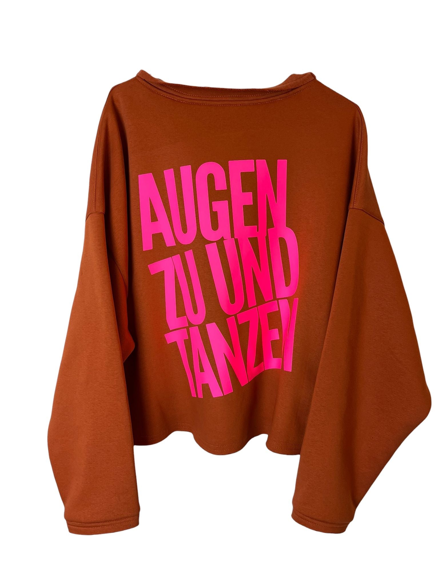 Cropped Sweater AUGEN ZU UND TANZEN