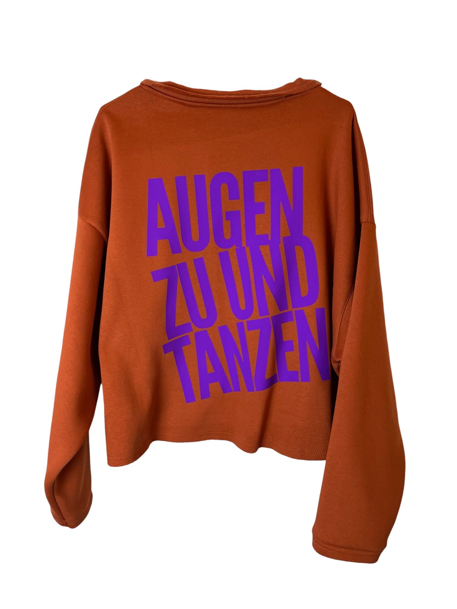 Cropped Sweater AUGEN ZU UND TANZEN
