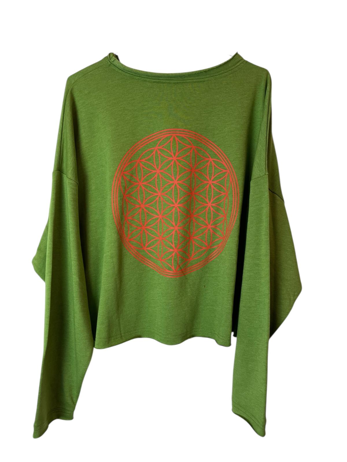 Cropped Sweater DIE BLUME DES LEBENS