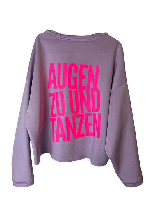 Cropped Sweater AUGEN ZU UND TANZEN