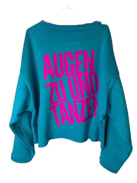 Cropped Sweater AUGEN ZU UND TANZEN