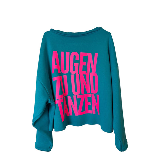 Cropped Sweater AUGEN ZU UND TANZEN