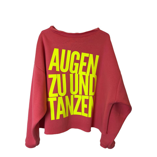 Cropped Sweater AUGEN ZU UND TANZEN