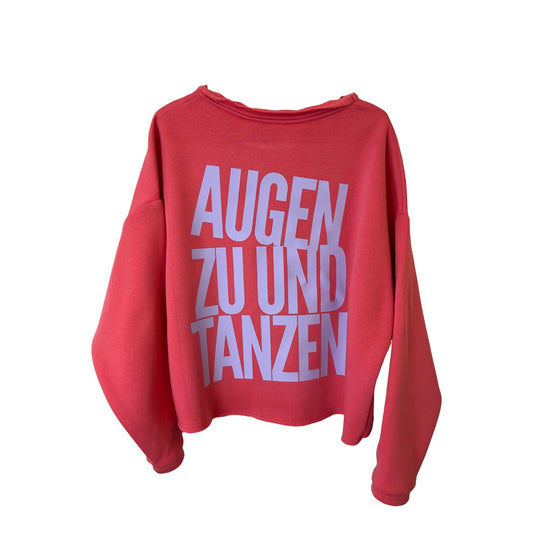 Cropped Sweater AUGEN ZU UND TANZEN