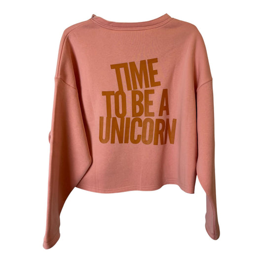 Cropped Sweater TIME TO BE A UNICORN