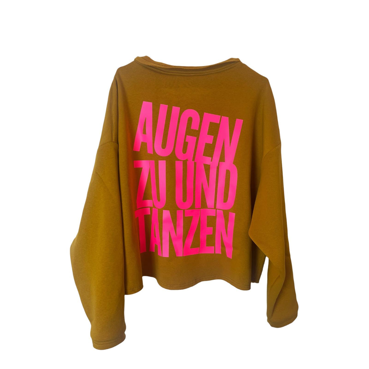 Cropped Sweater AUGEN ZU UND TANZEN