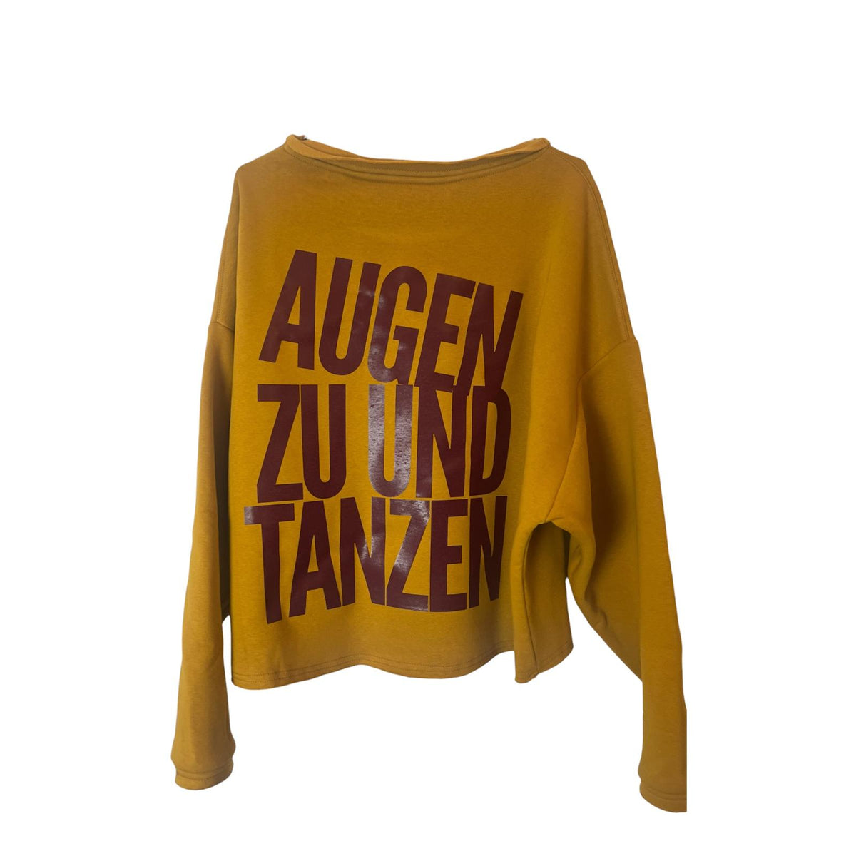Cropped Sweater AUGEN ZU UND TANZEN