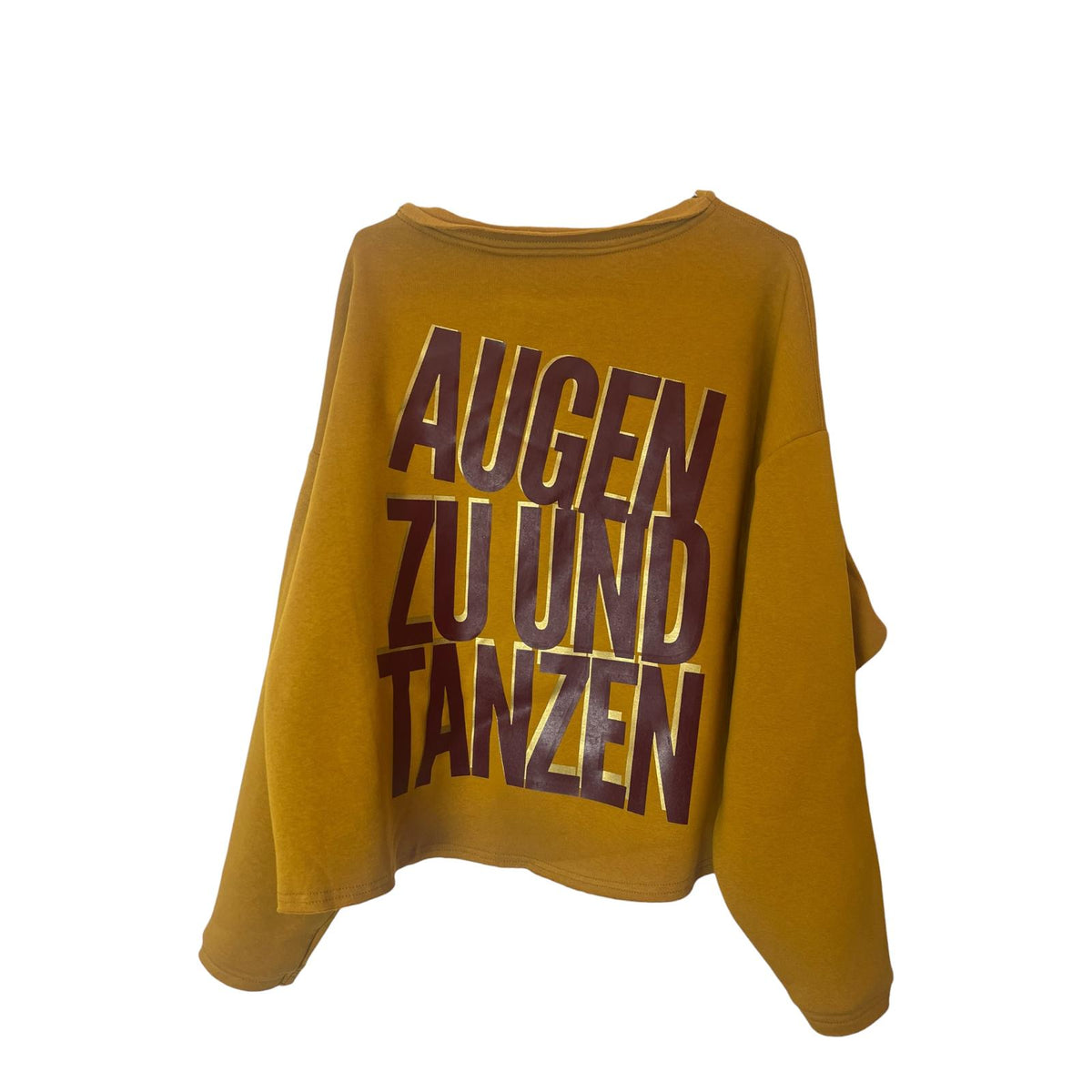 Cropped Sweater AUGEN ZU UND TANZEN