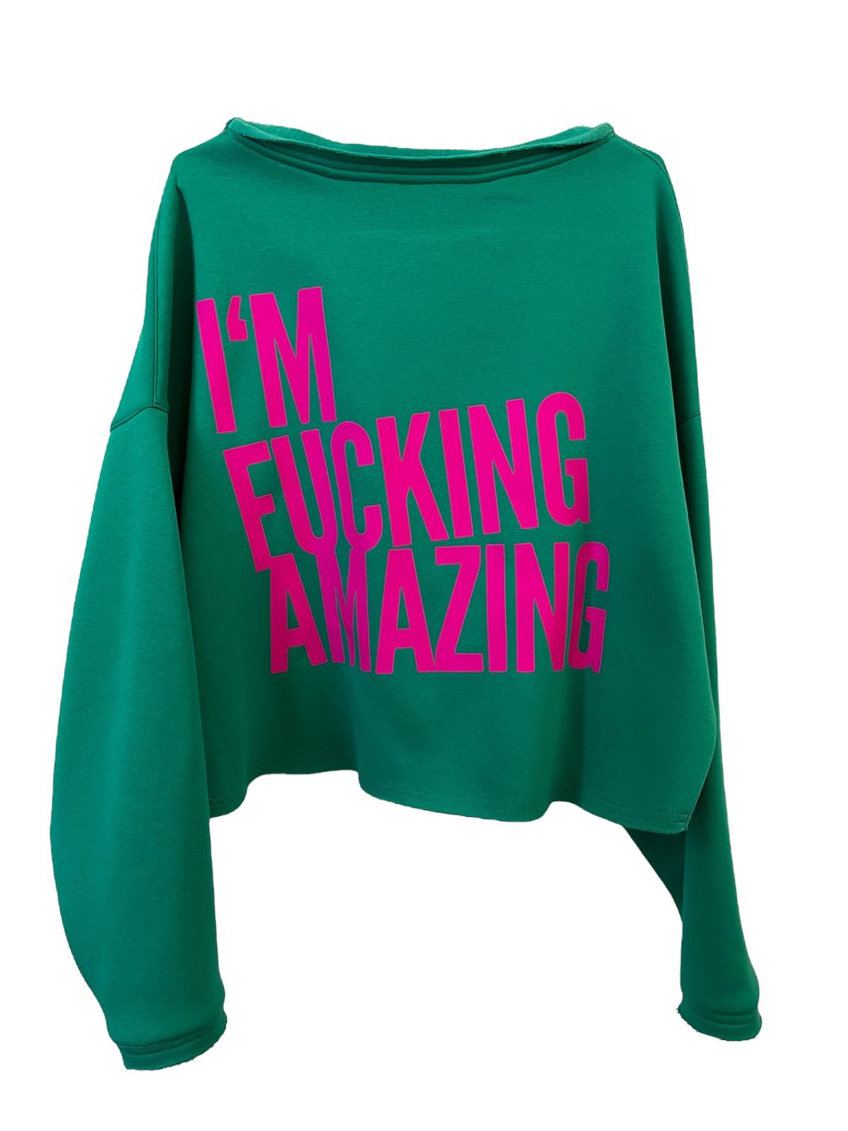 Cropped Sweater I´M FUCKING AMAZING