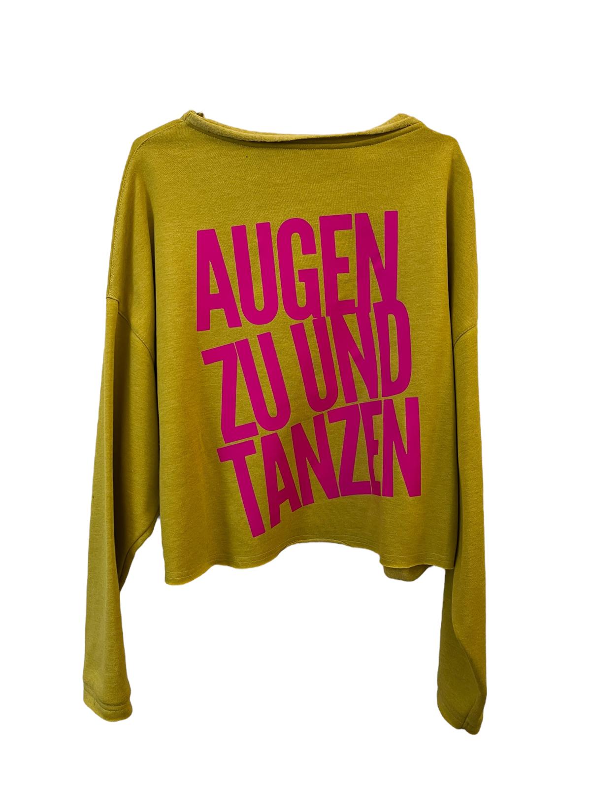 Cropped Sweater AUGEN ZU UND TANZEN